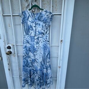 Tommy Hilfiger Blue Floral Maxi Dress